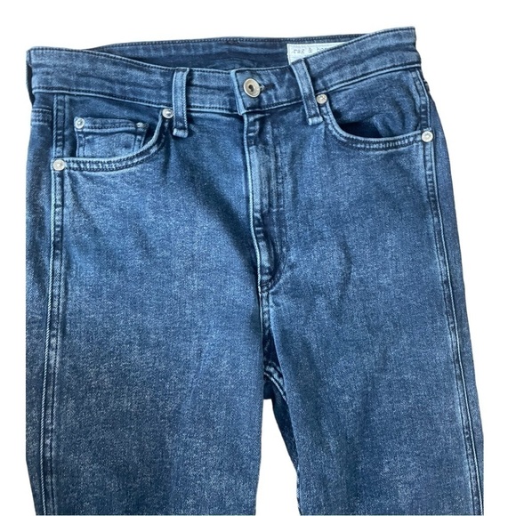rag & bone Nina High-Rise Skinny Jeans 27 Denim Bridle Trail‎ - Picture 6 of 12